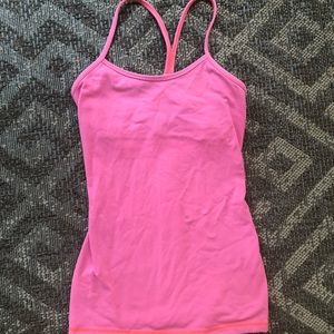 Lululemon pink tank